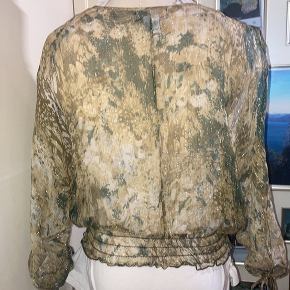 Baby Phat Size XL(EG) 97% Silk 3% Metallic Thread Beading on Shoulders Tie Slves - Picture 8 of 11